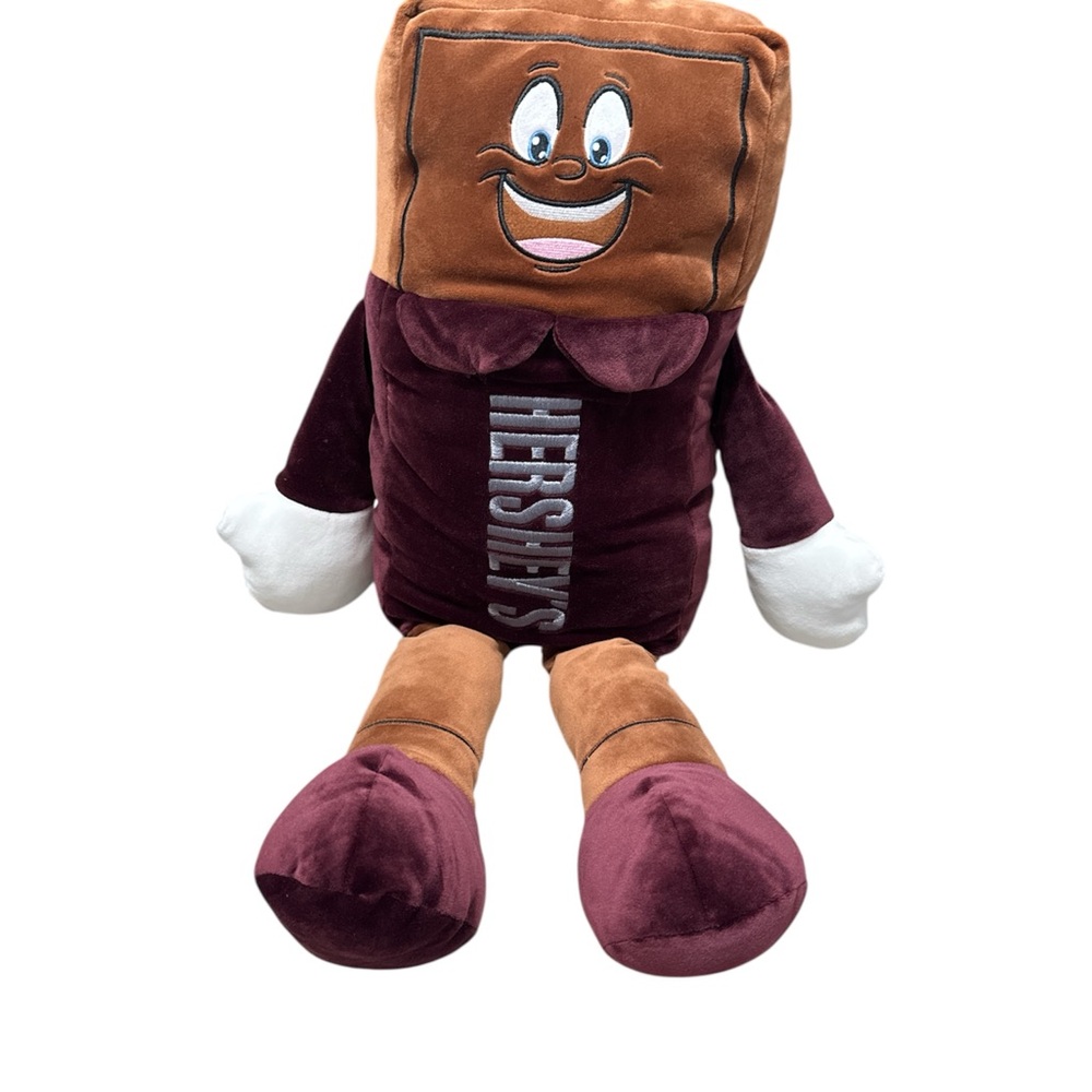Hershey's Chocolate Bar Plush Toy - Brown and White